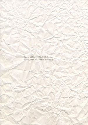 016 – Erst alles falsch machen, dann wird es schon richtig