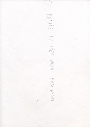 028 – Poesie ist hier nicht erwünscht