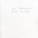 033 – Das Selbstverständliche ist das Persönliche