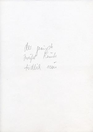 084 – der geringste zweifel könnte tödlich sein